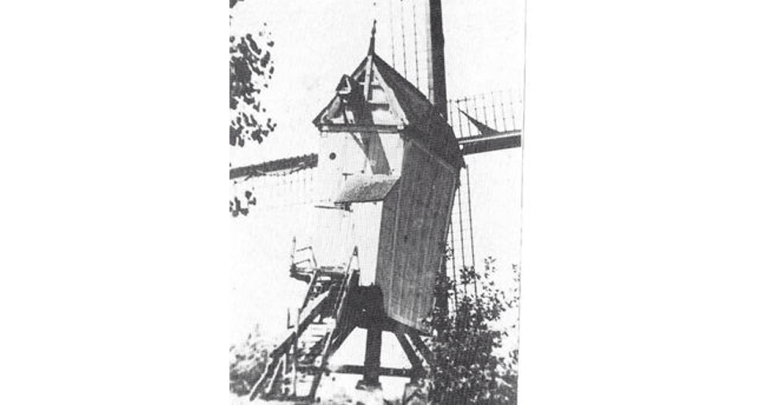 Historische foto van de Gavermolen in Belsele